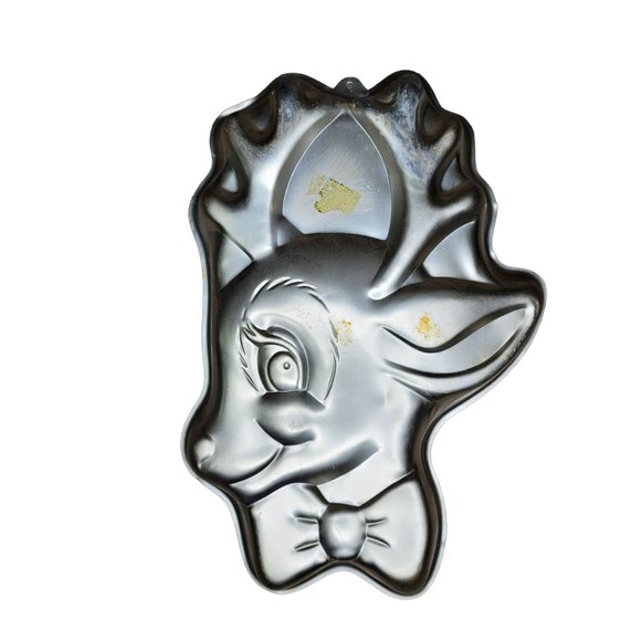 WILTON Vintage Large Reindeer Cake Pan # 2105-1224 from 1988 16" L x 11" W - Picture 2 of 4